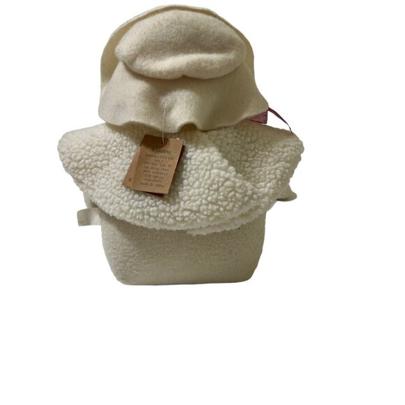 Artisan Flair Snowgirl 24" Sand Weighted Bonnet Scarf Muff Plush Shelf Sitter - Picture 6 of 10